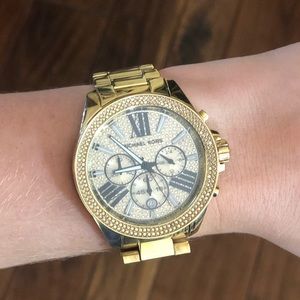 Gold Michael Kors watch